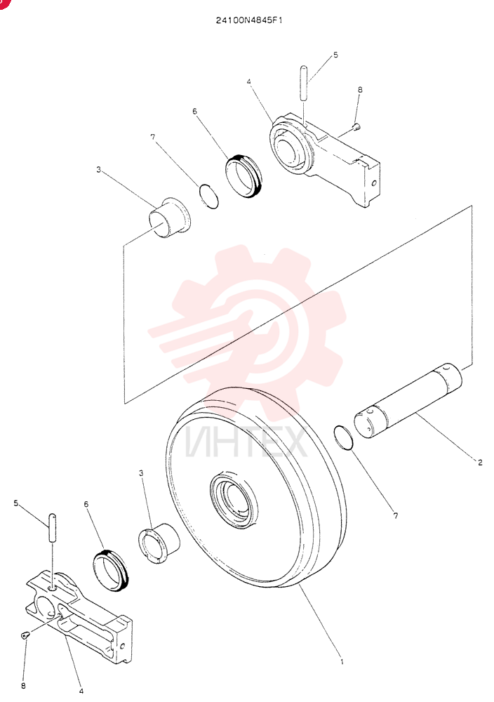 IDLER WHEEL 24100N4845F1