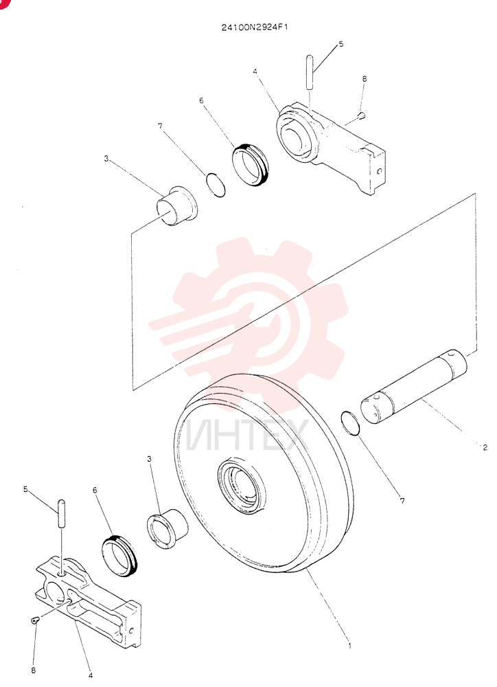 IDLER WHEEL 24100N2924F1