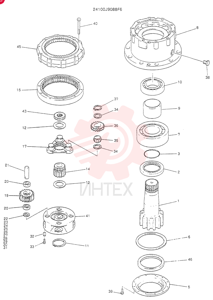 REDUCTION UNIT 24100J9088F6
