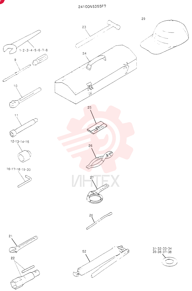 TOOL ASSY 24100N5355F7