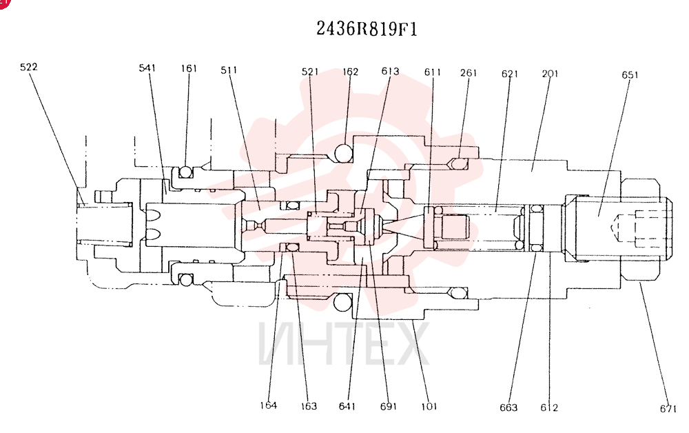 VALVE PRESSURE RELIE 2436R819F1