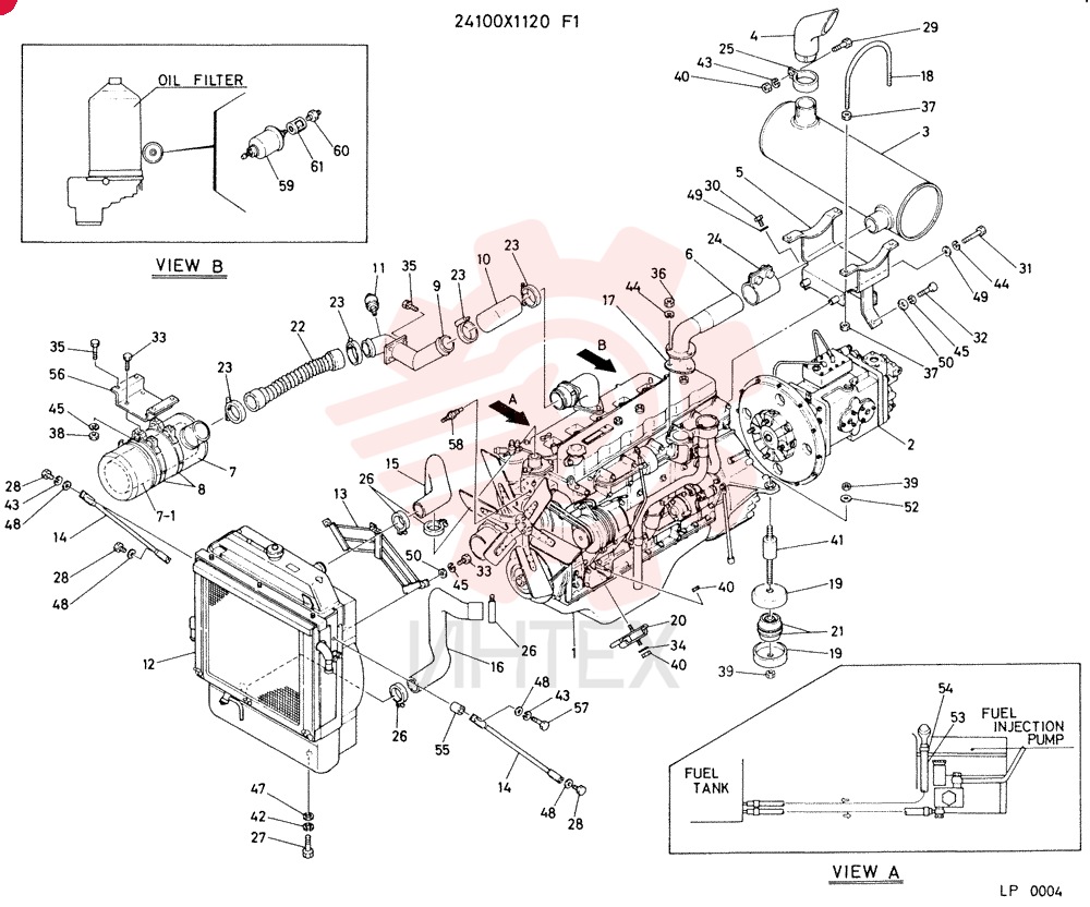 POWER-PLANT, CONSISTS OF REF. 1 TO 61 24100X1120F1 (2)