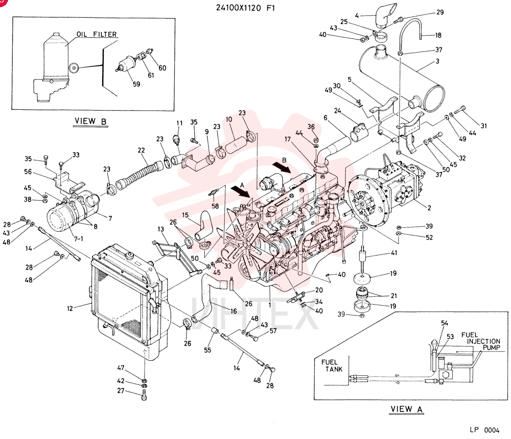 POWER-PLANT, CONSISTS OF REF. 1 TO 61 24100X1120F1 (1)