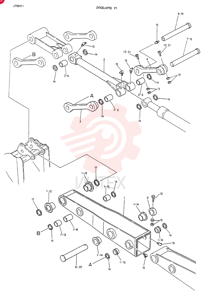 ARM ASSY, EXTENSION 24100J4716F1