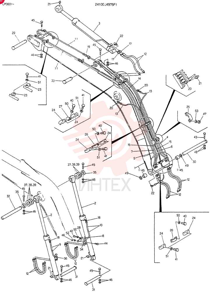 BOOM ASSY 24100J4975F1