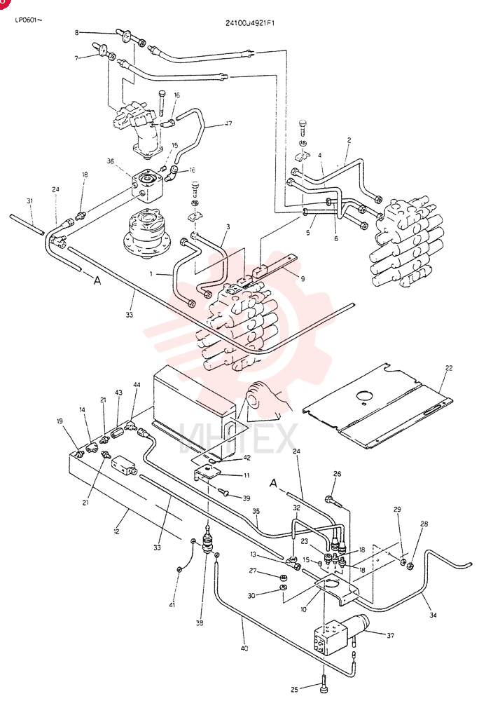 BRAKE,PARKING 24100J4921F1