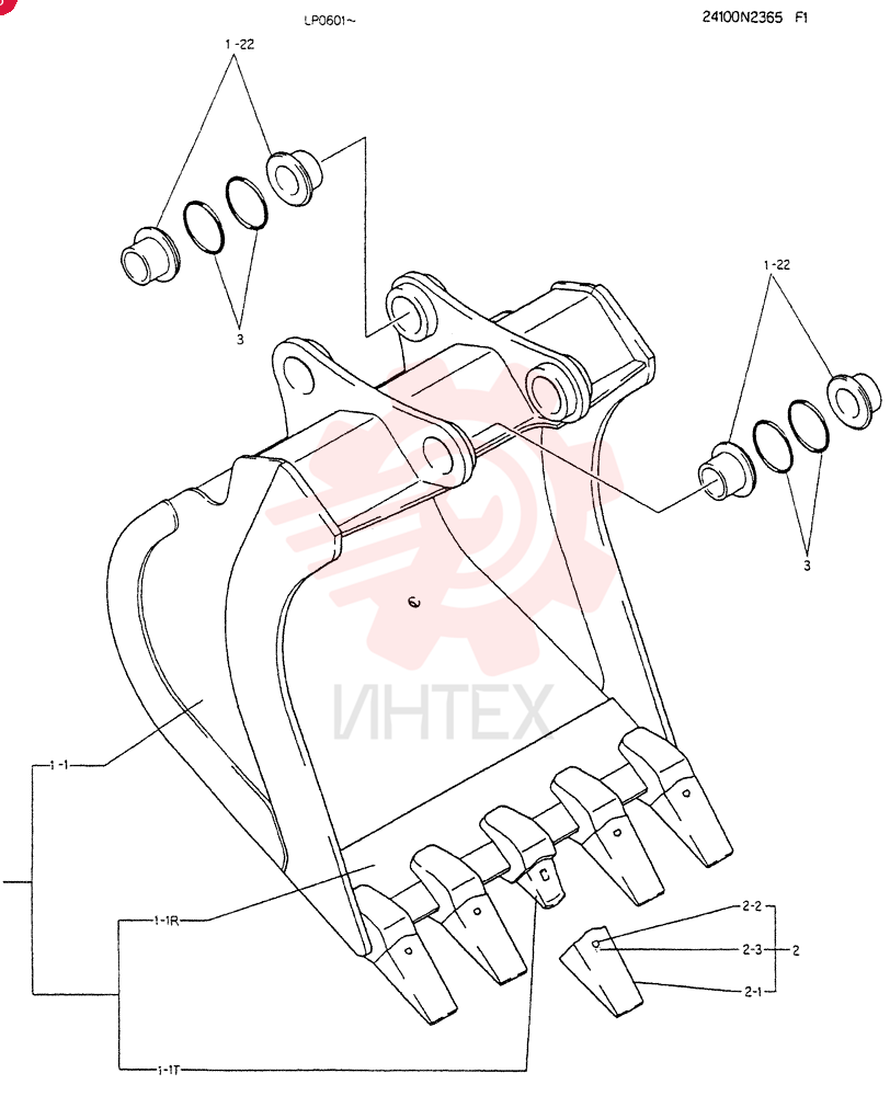 BUCKET ASSY 24100N2365F1