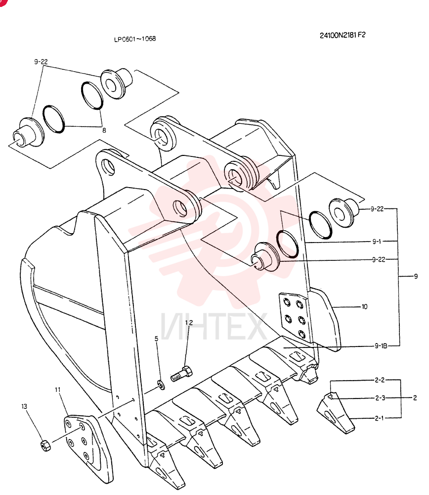BUCKET ASSY 24100N2181F2