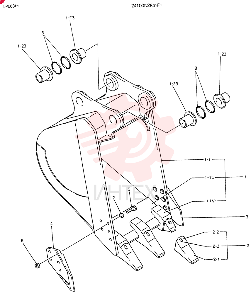 BUCKET ASSY 24100N2841F1