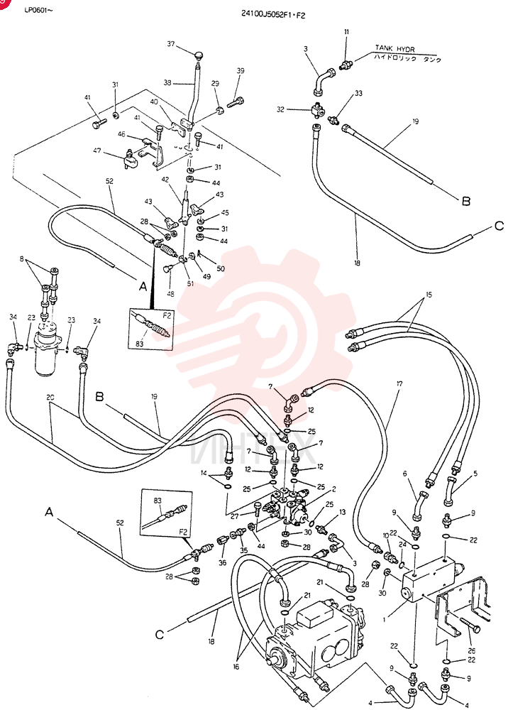 CONTROL ASSY    LPO 60 1- to LP106 8 24100J5052F1 (3)
