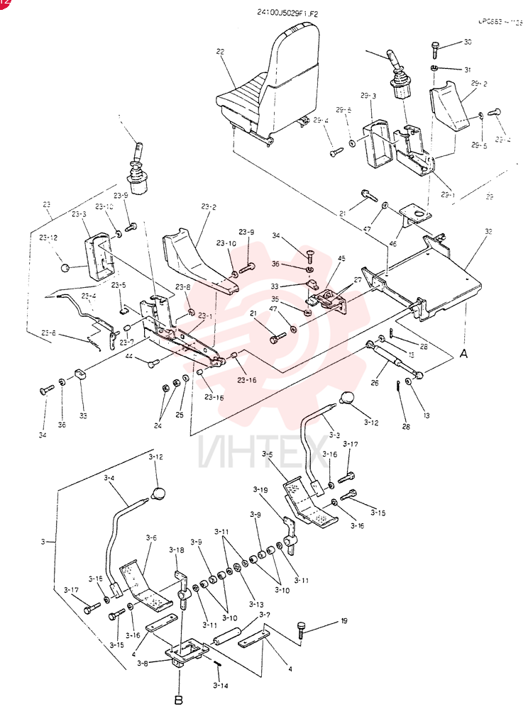 CONTROL  ASSY, Serial Range: LP0883-l068 24100J5029F1 (2)