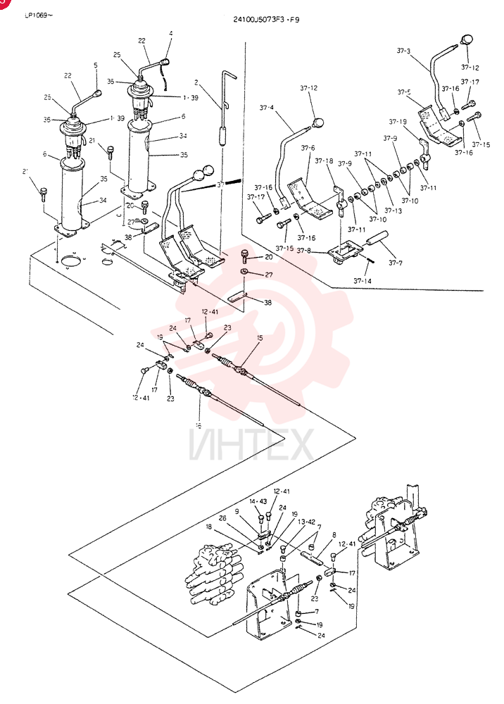 CONTROL ASSY, Serial Range: LP1069-1392