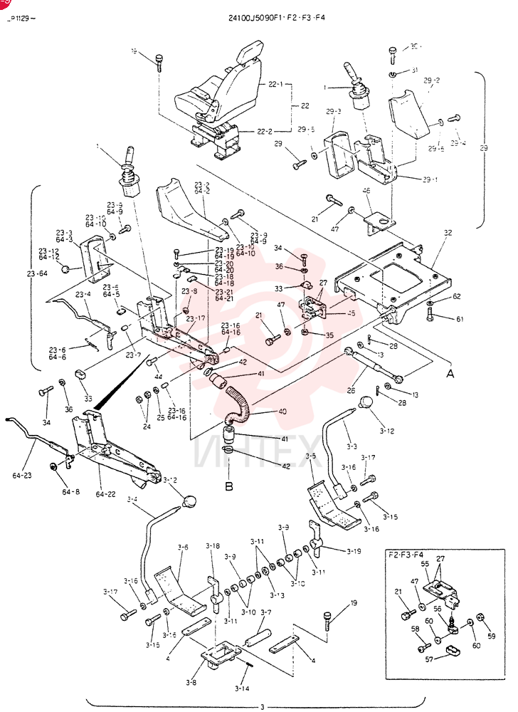 CONTROL ASSY, Serial Range: LP1129-1230 24100J5090F1 (2)