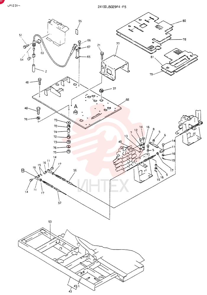 CONTROL ASSY  YP0115-0116, Serial Range: -LP1231-1411 24100J5029F4 (1)