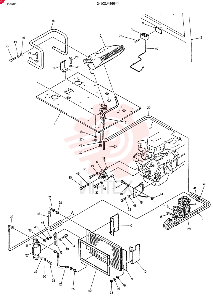 COOLER ASSY 24100J4866F1