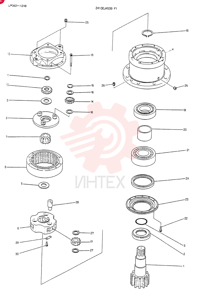 HYDRAULIC MOTOR 24100J4539F1