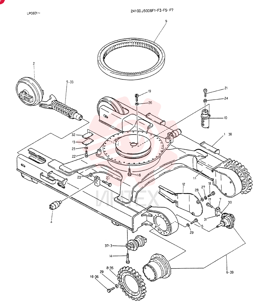 INSTAL, LOW, Serial Range: LP0601-LP1230