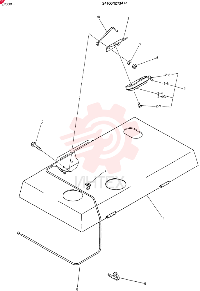 LIGHT,ASSY 24100U2734F1