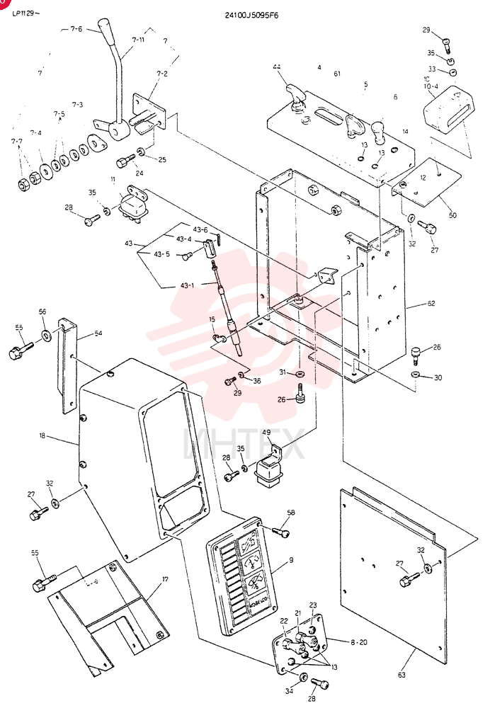 PANEL    ASSY,    INST 24100J5095F6