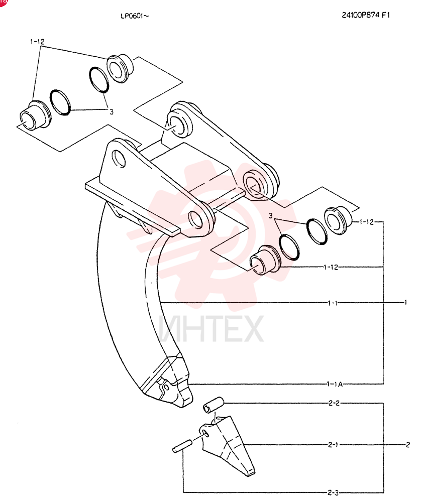 RIPPER ASSY 24100P874F1