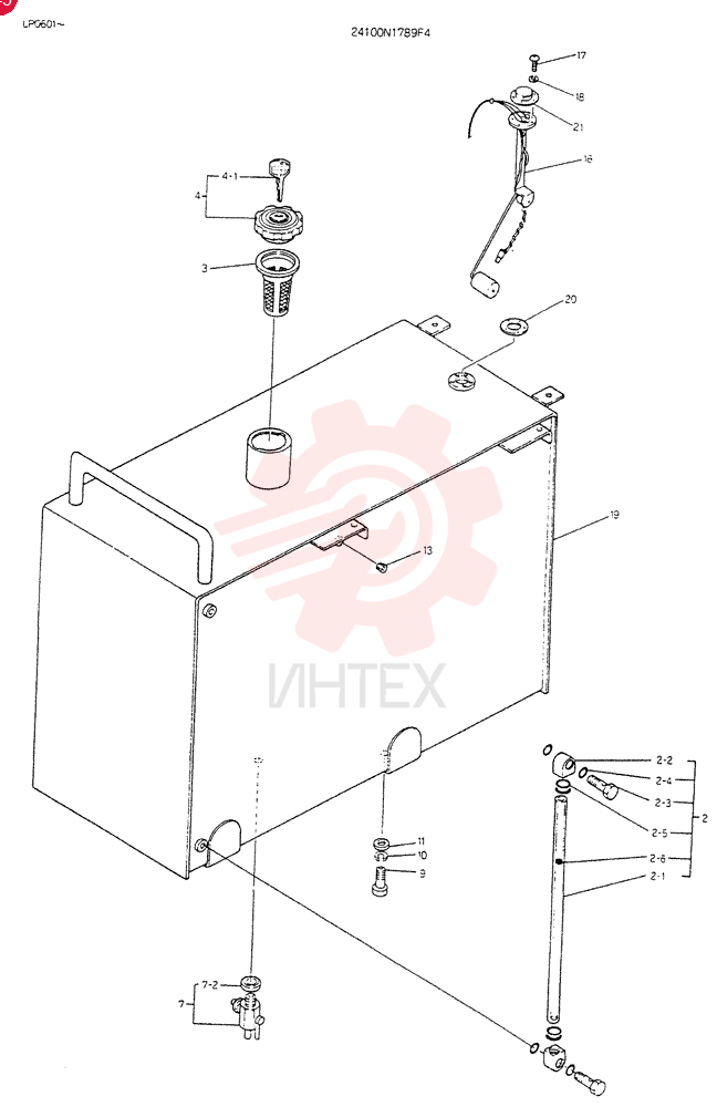 TANK ASSY, FUEL 24100N1789F4