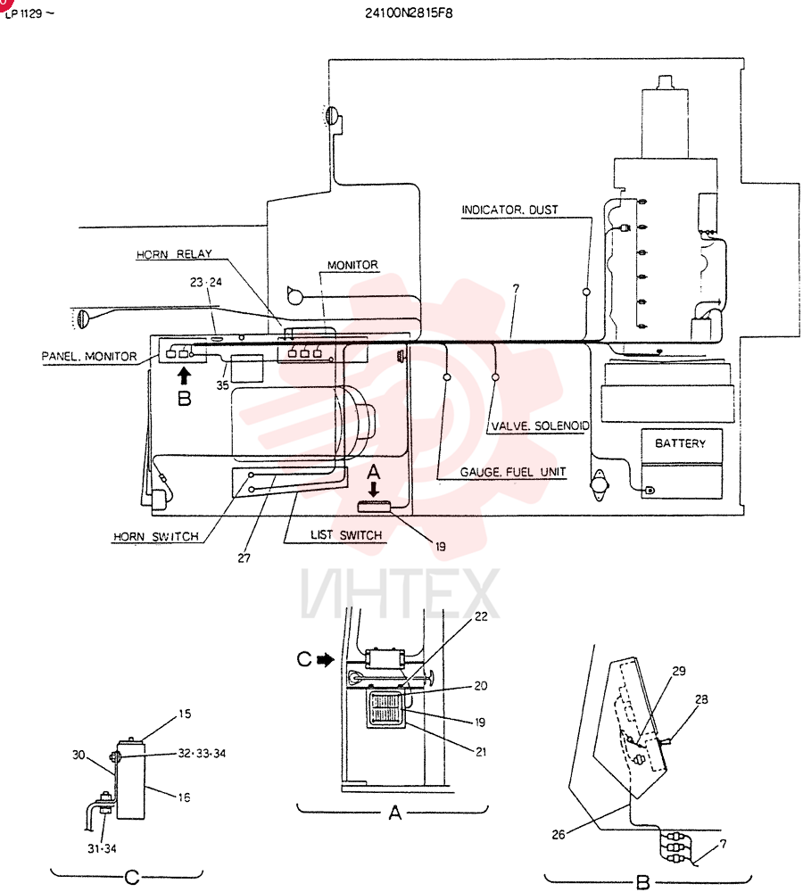 WIPING ASSY. ELEC 24100U2815F8
