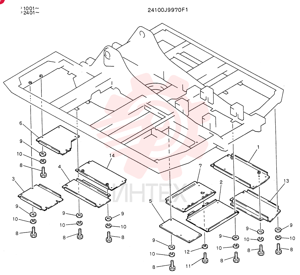 COVER ASSY, UNDER 24100J9970F1