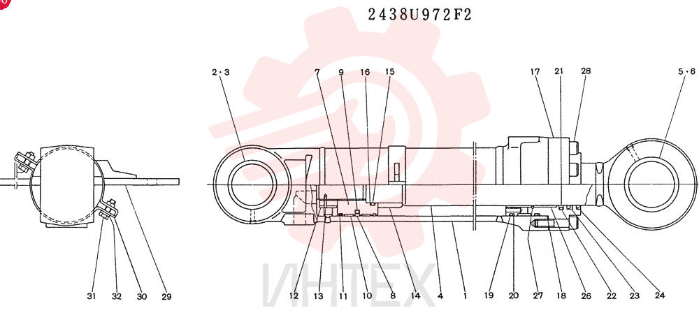 CYLINDER 2438U972F2