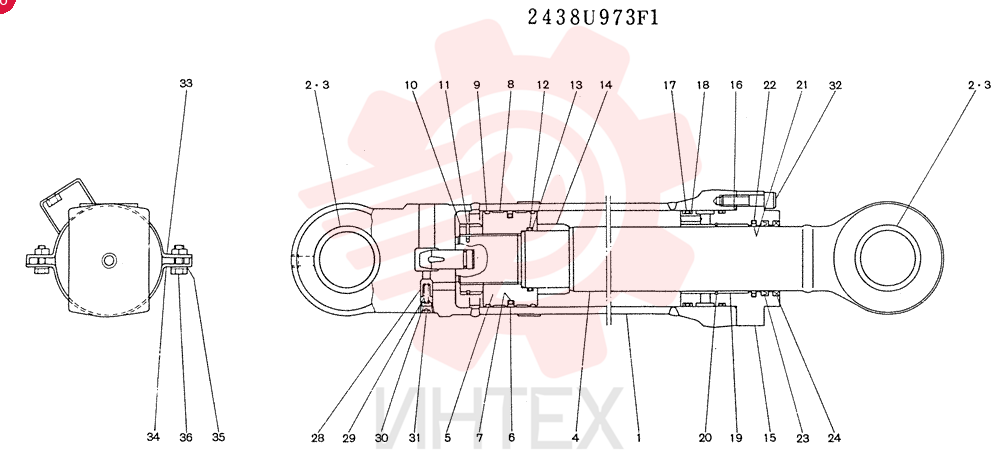 CYLINDER 2438U973F1