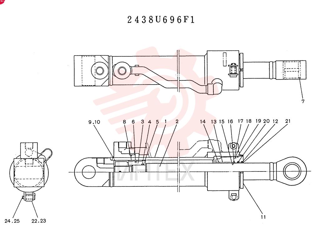 CYLINDER ASSY 2438U696F1