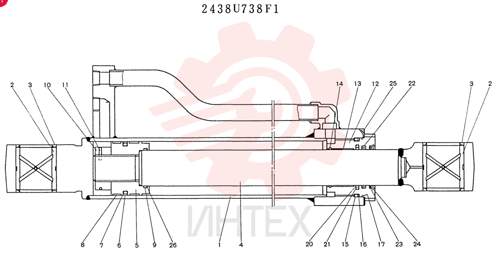 CYLINDER 2438U738F1