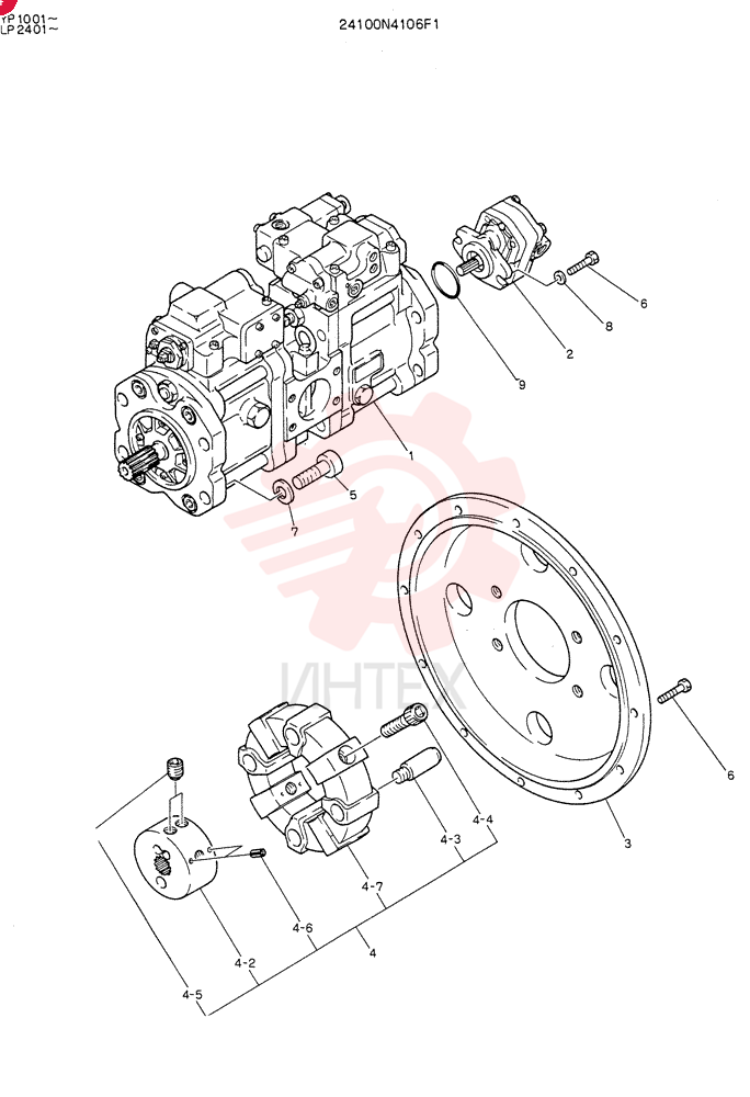 PUMP ASSY,CONNECT 24100N4106F1
