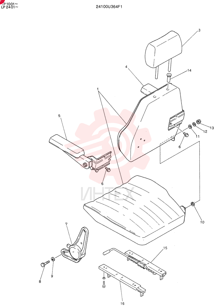SEAT 24100U364F1