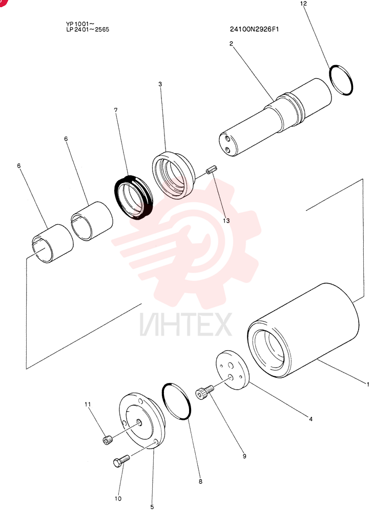 TRACK ROLLER 24100N2926F1