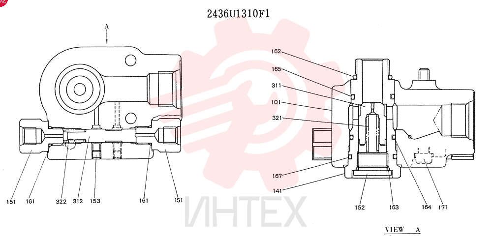 VALVE 2436U1310F1