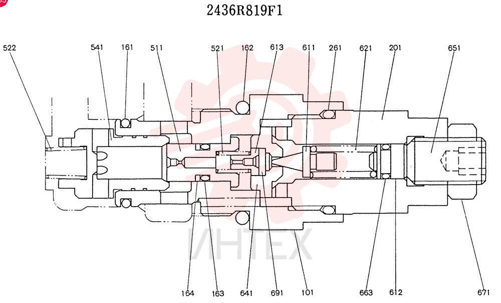 VALVE PRESSURE RELIE 2436R819F1