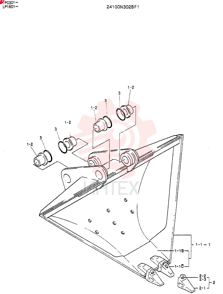 BUCKET ASSY,V 24100N3028F1