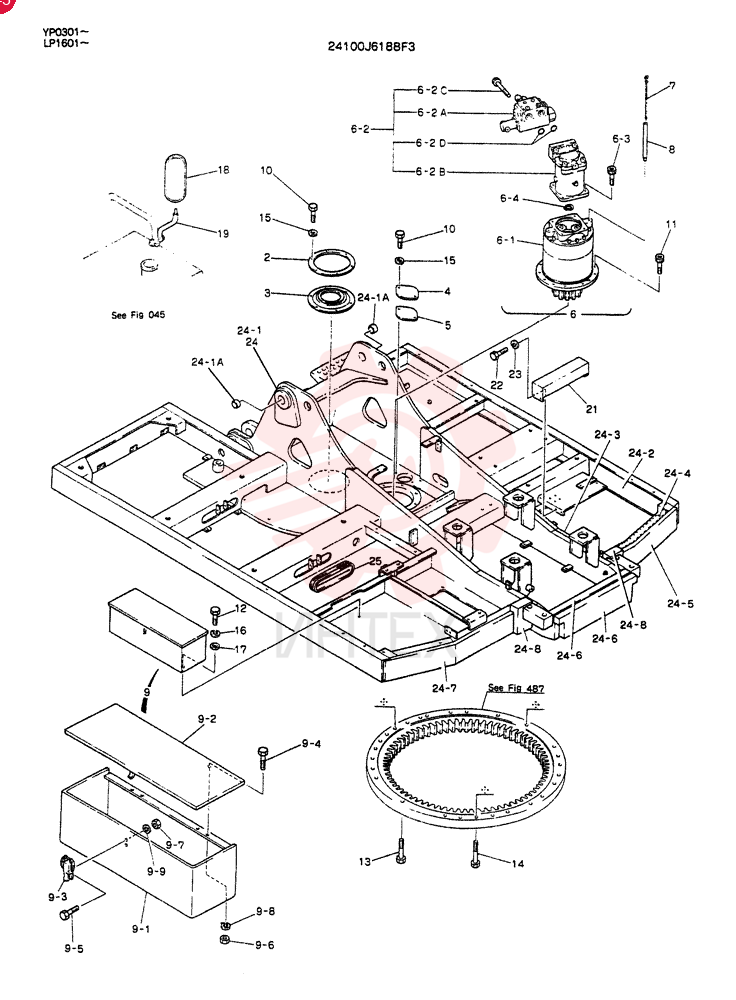 FRAME ASSY,UPP 2400J6188F3