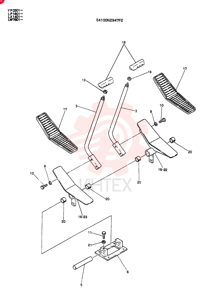 LEVER 24100N2947F2