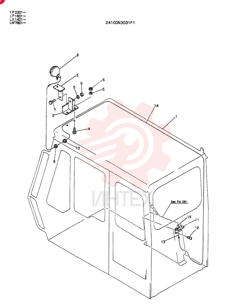 LIGHT ASSY,HEAD(FOR EXPORT) 24100N3031F1
