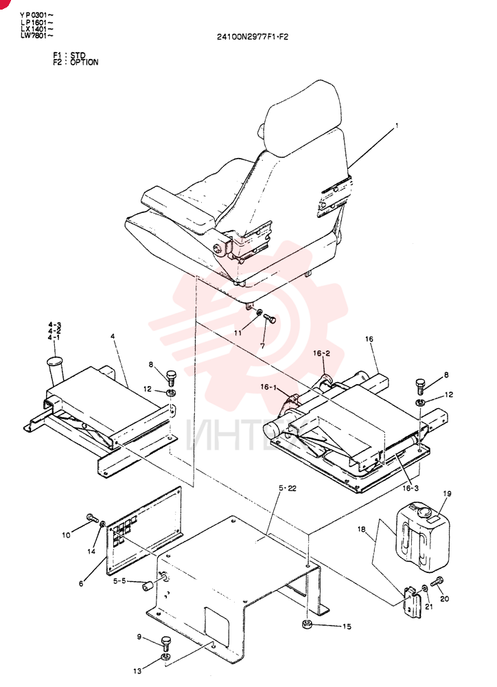 SEAT ASSY 24100N2977F1