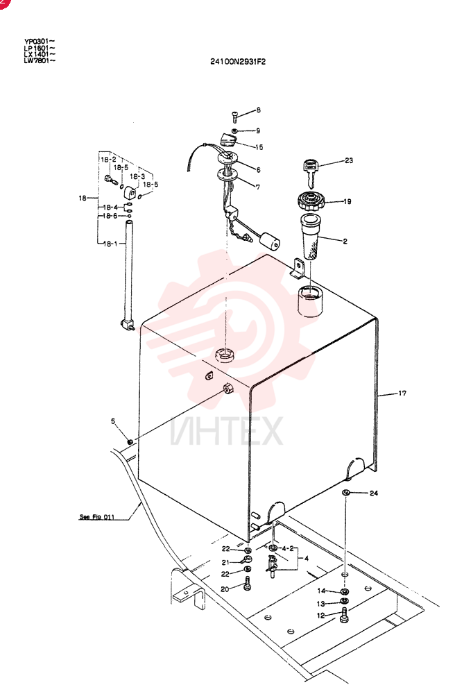 TANK ASSY,FUEL 24100N2931F2
