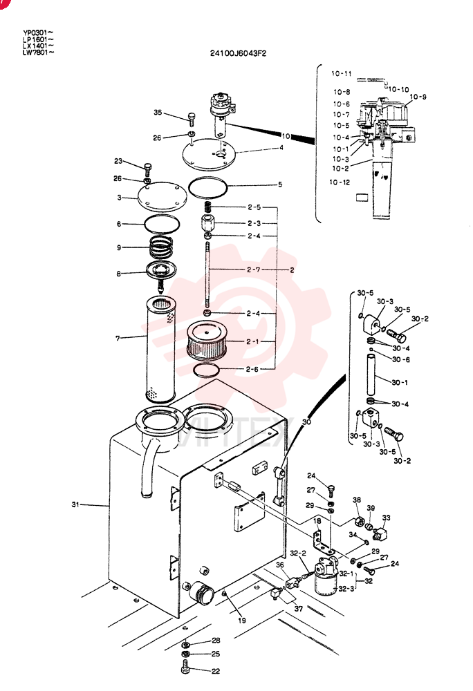 TANK ASSY.HYDR 24100J6043F2