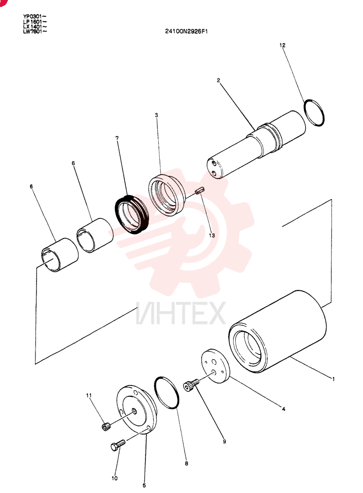 TRACK ROLLER 24100N2926F1