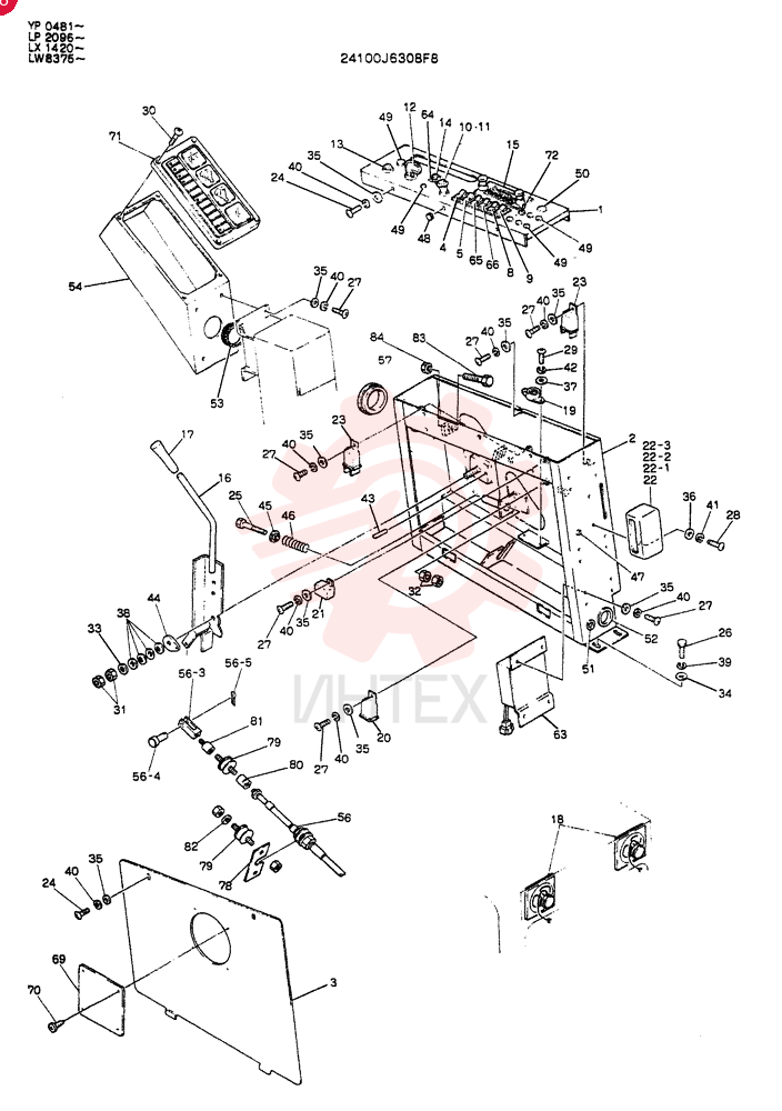 PANEL ASSY, INST 24100J6308F8