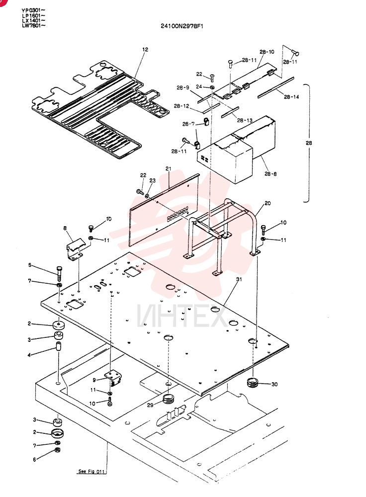 PLATE ASSY,FLOOR 24100N2978F1