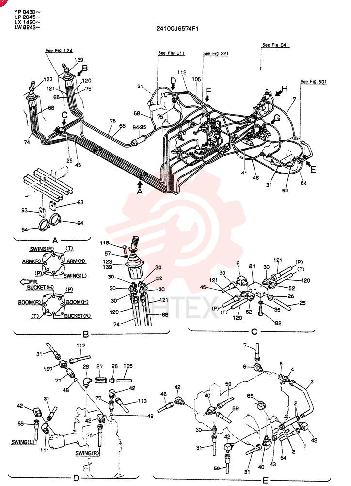 REMOTE-CONTROL ASSY(FOR EXPORT) REMOTE-CONTROL ASSY(FOR EXPORT) 24100J6574F1