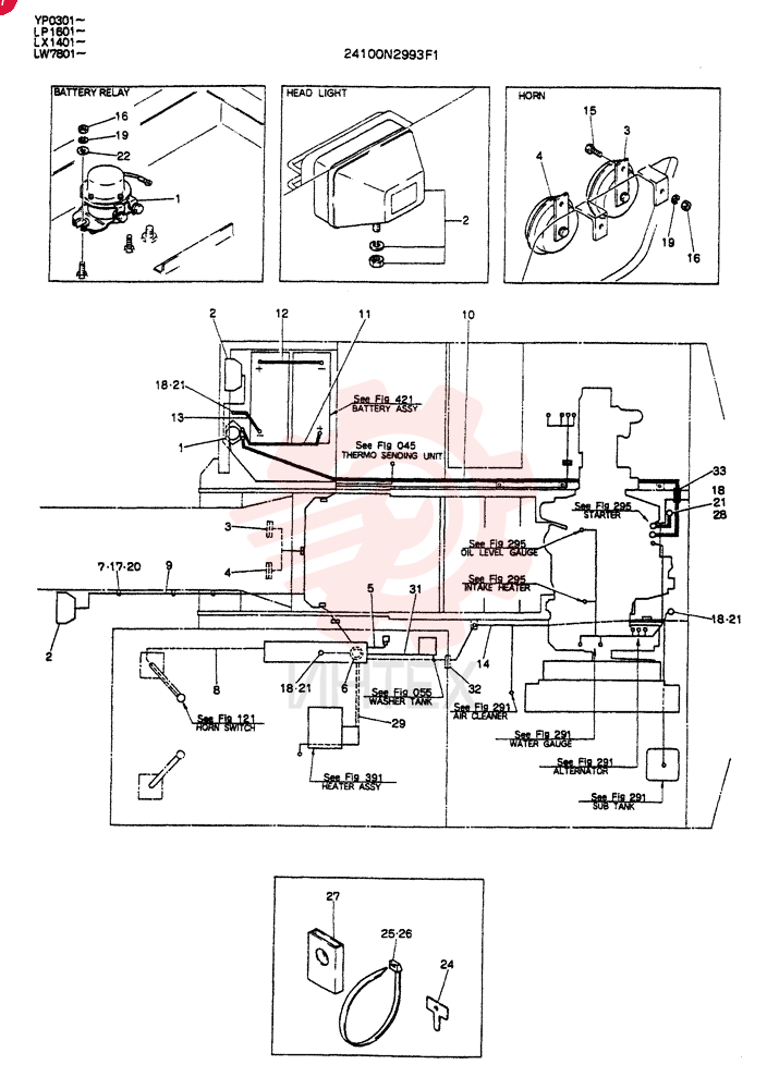 WIRING ASSY, ELEC 24100N2993F1