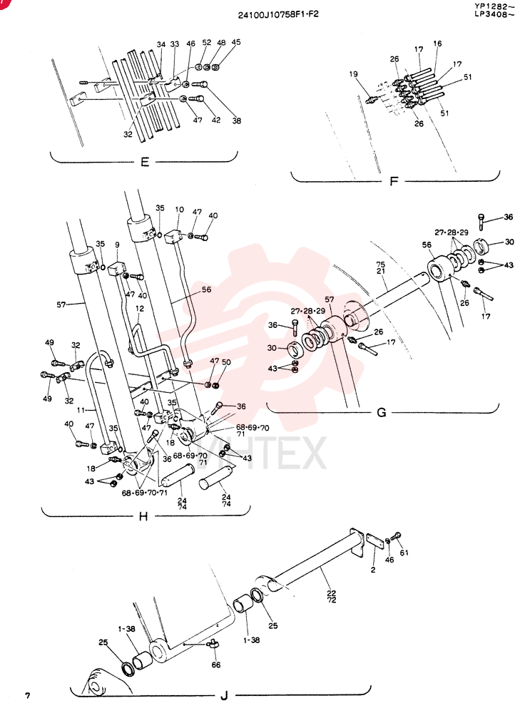 BOOM ASSY, 4.6M 24100J10758F2