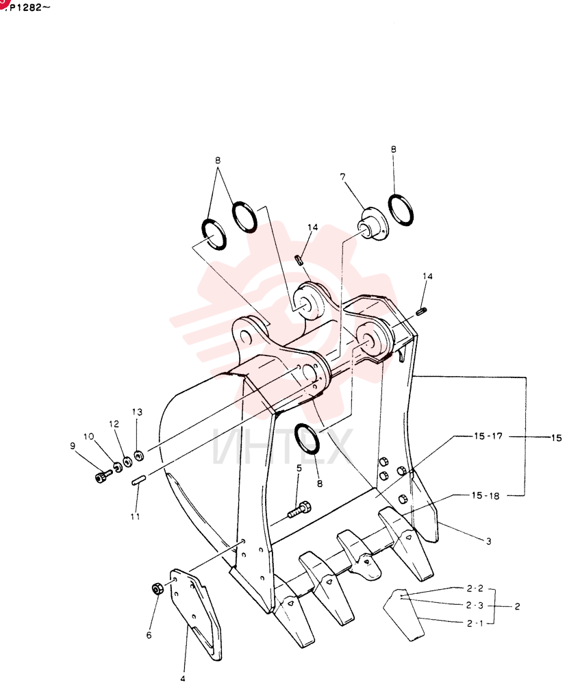 BUCKET ASSY, 0.3M3